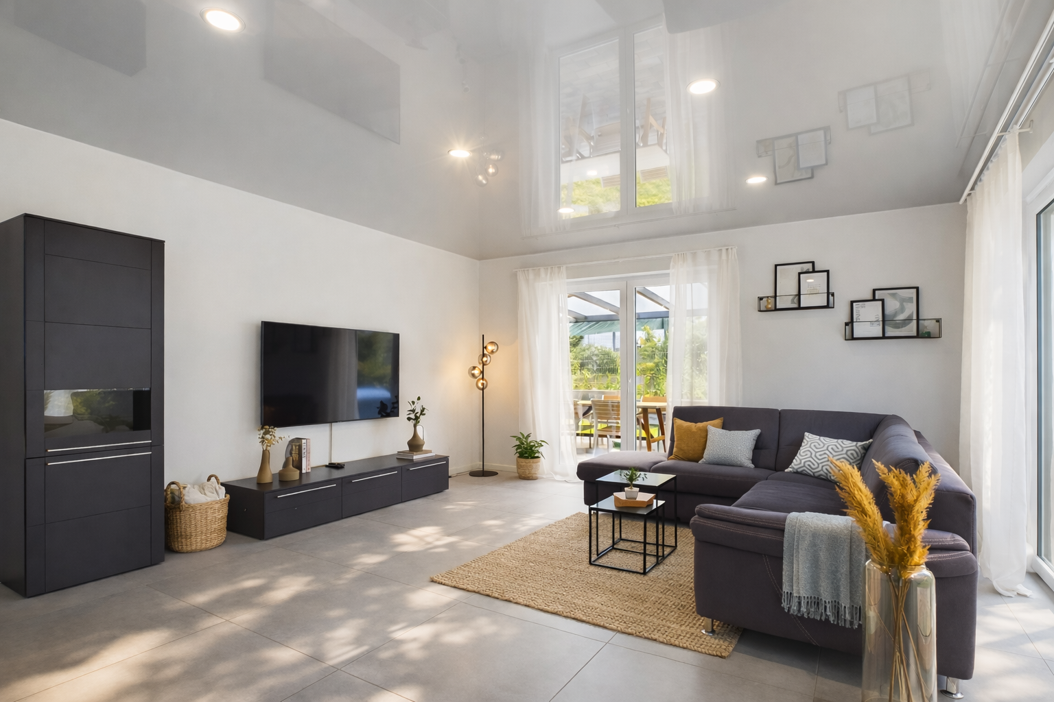 Living room with terrace access at TLA Kaiserslautern 71/1