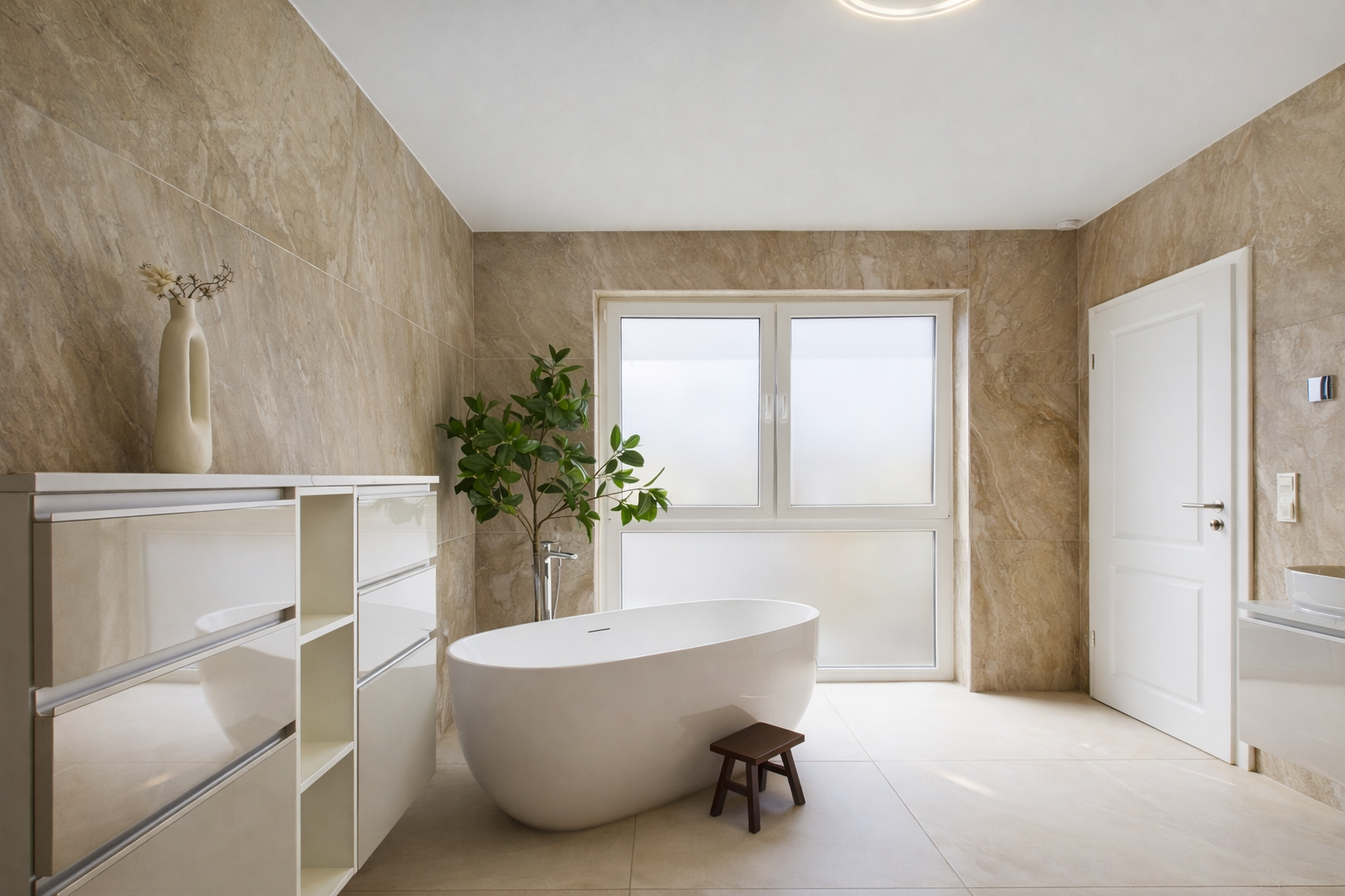 Master bathroom with bathtub at TLA Kaiserslautern Sandaecker 44